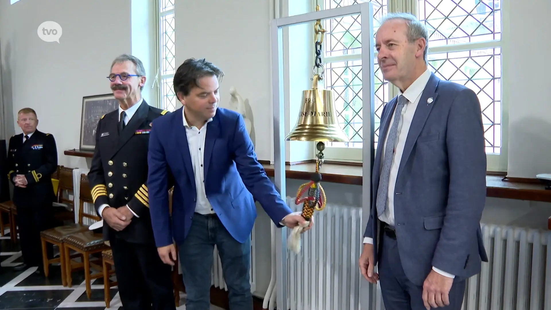 Hoofdafbeelding voor artikel Scheepsbel van fregat Louise-Marie…