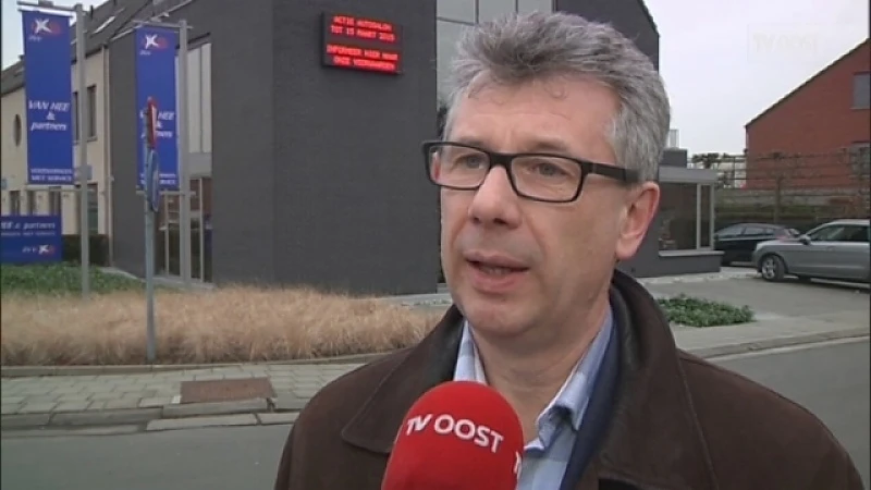 Bommelding in Aalst