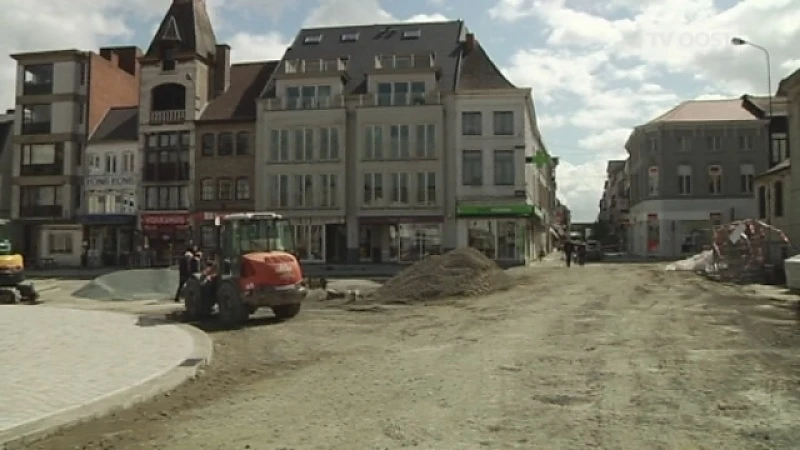 Renovatiewerken centrum Zottegem opnieuw gestart