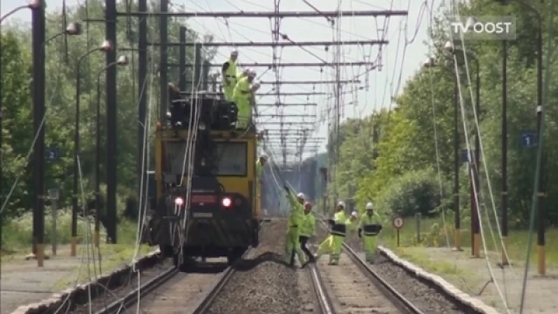 Bareel en bovenleidingen afgereden