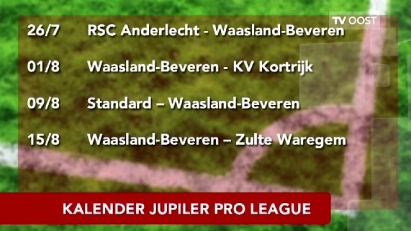 Speelkalender Jupiler Pro League