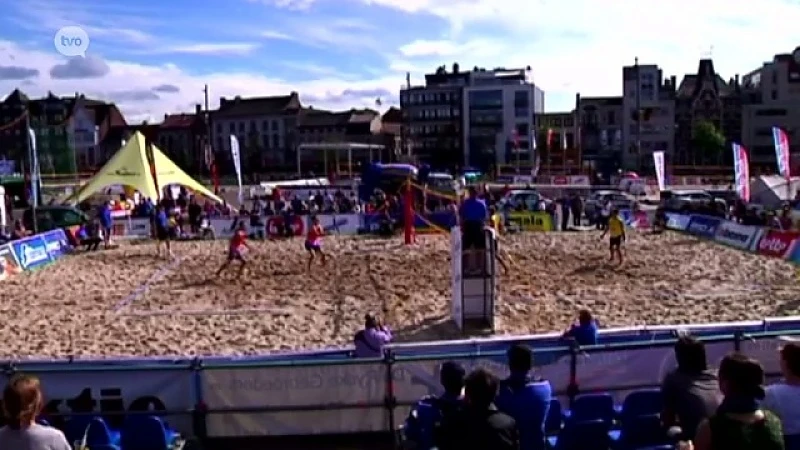 Sint-Niklaas TV: Beachvolleyhappening op de Grote Markt