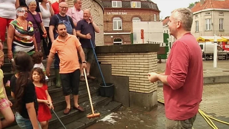 Aalst: Buurtbewoners wassen zelf watertoren