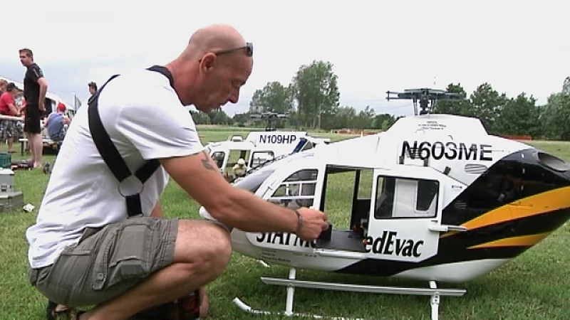 Modelhelikopters zijn gegeerd speelgoed