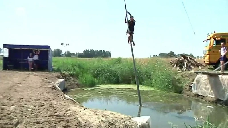 Eerste Vlaams kampioenschap fierljeppen