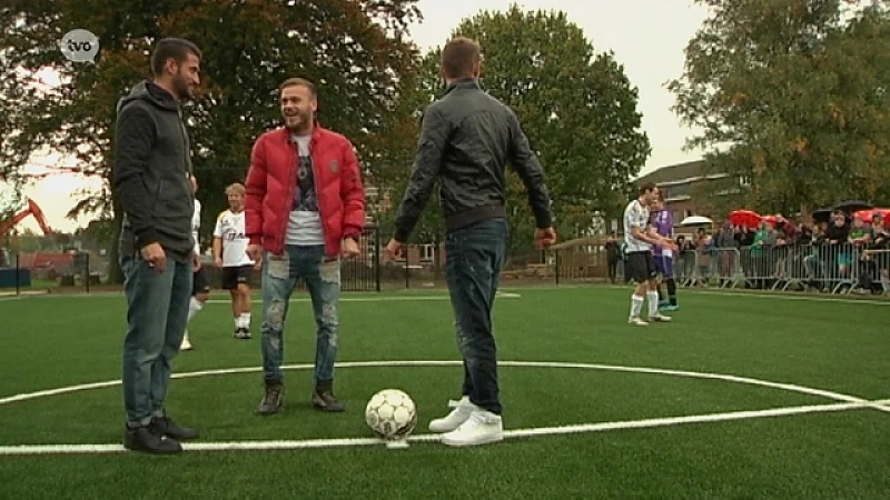 Nieuw voetbalveld De Hagewinde met hulp van Sporting Lokeren