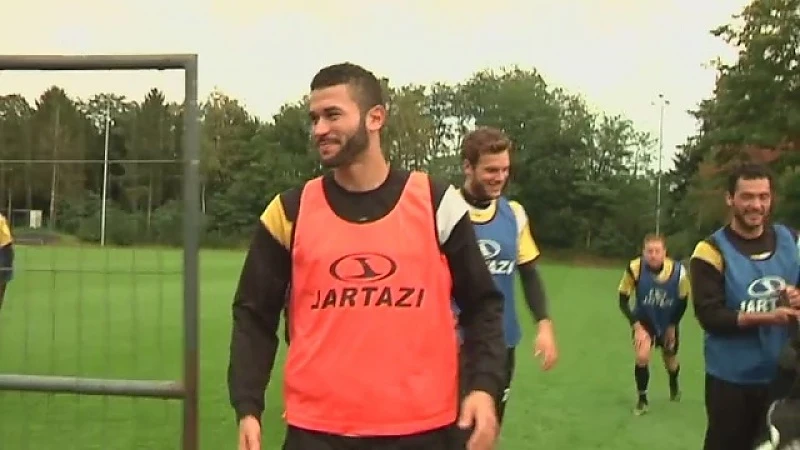 Sfeer op training Sporting Lokeren opperbest met komst Harbaoui