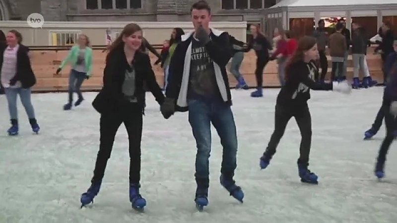 Schaatspistes al meteen bijzonder in trek