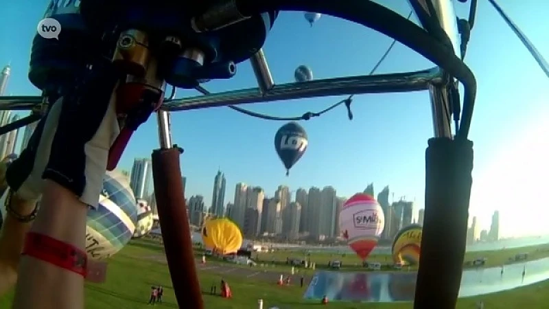 Wase ballonvaarder haalt zilver op internationale wedstrijd in Dubai