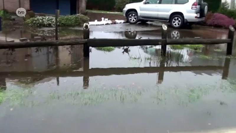 Hevige regenval zet de regio half onder water