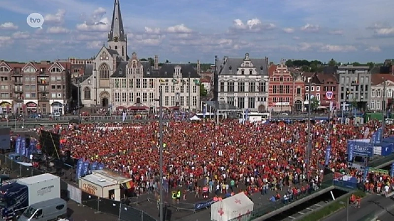 Sint-Niklaas: 8.000 euro voor uitzenden wedstrijd Rode Duivels op groot scherm