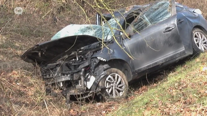 Vrouw ontsnapt aan dood na crash tegen boom op expresweg in Ninove