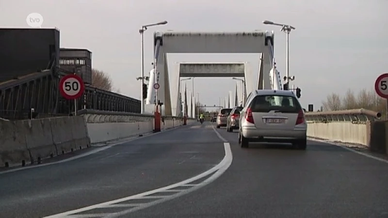 Scheldebrug in Temse weer dicht voor werken