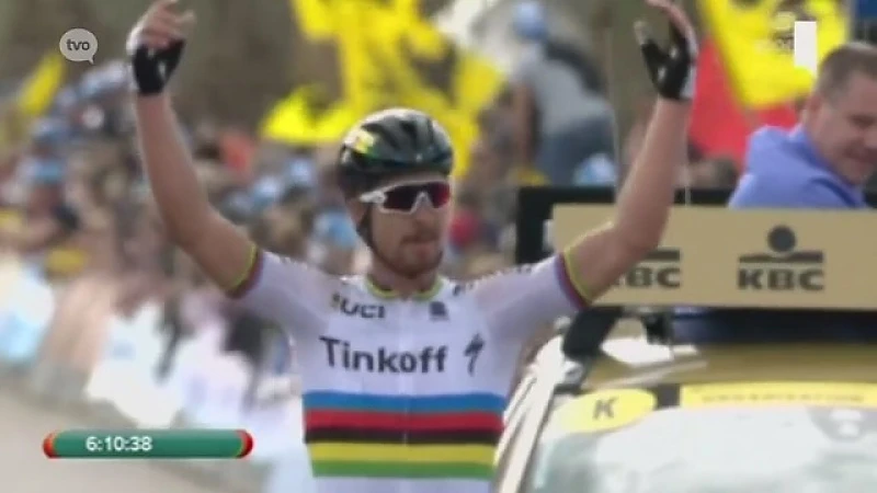 Peter Sagan wint Ronde van Vlaanderen