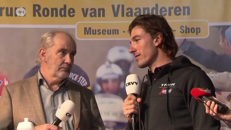 Fabian Cancellara bezoekt fans in Rondemuseum Oudenaarde