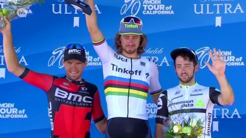 Van Avermaet moet enkel Sagan laten voorgaan in Californië