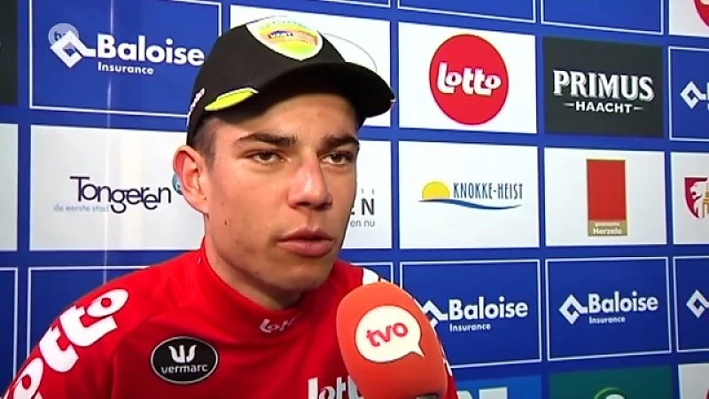 Van Aert: "Leiderstrui zo lang mogelijk vasthouden"