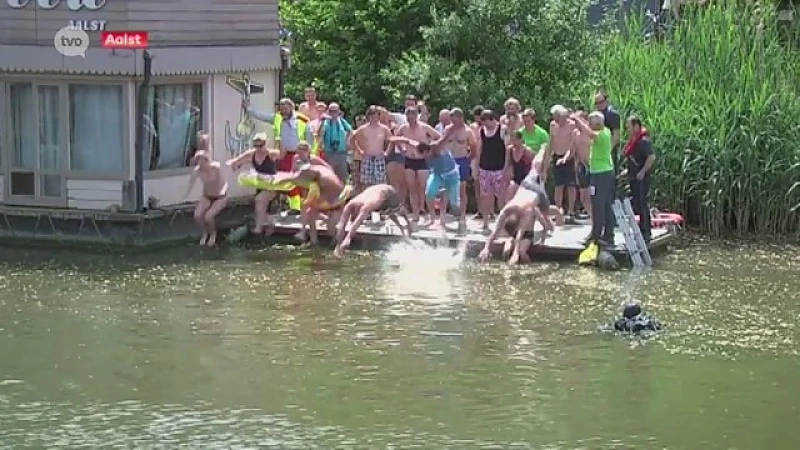 Big Jump in Aalst ook symbolische start van nieuw stadspark