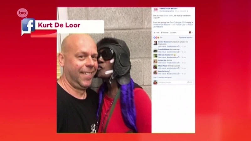 Kurt De Loor pakt uit met kus van popicoon Grace Jones