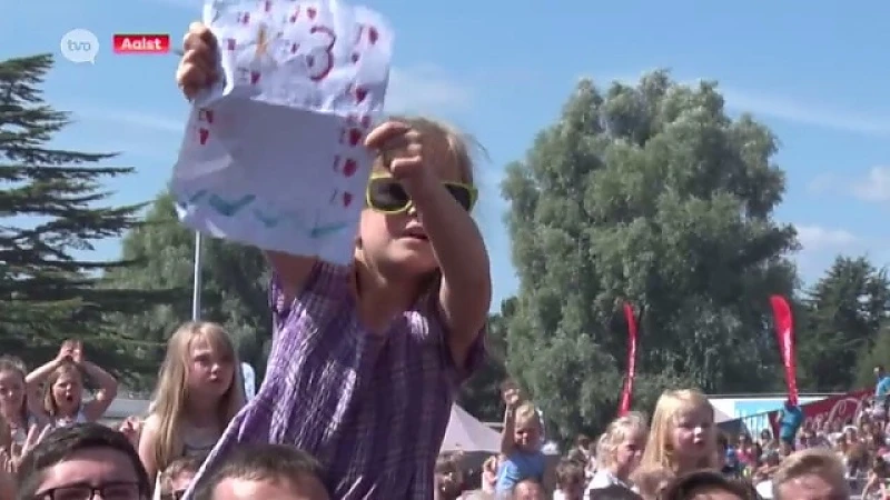 Kids genieten op uitverkochte Marktrock Aalst