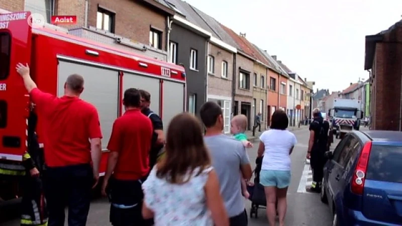 Straat ontruimd na gaslek in Aalst