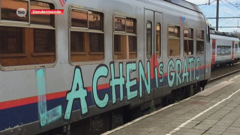 NMBS spendeert jaarlijks miljoenen aan verwijderen van graffiti