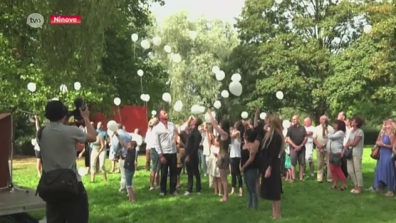 Waken voor Jordy In Blaarmeersen en in stadspark van Ninove