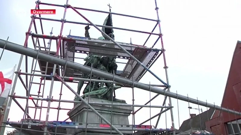 Boerenkrijgmonument Overmere 4 dagen voor herdenking (opnieuw) in stellingen