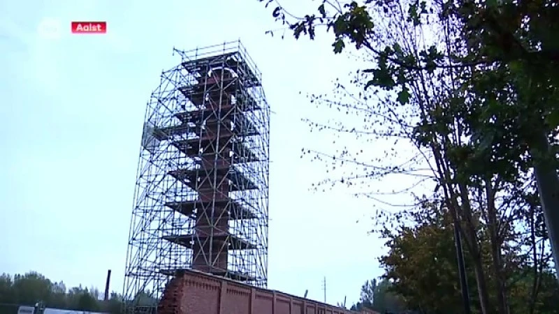 Aalsterse oude industriële schouw wordt klimtoren
