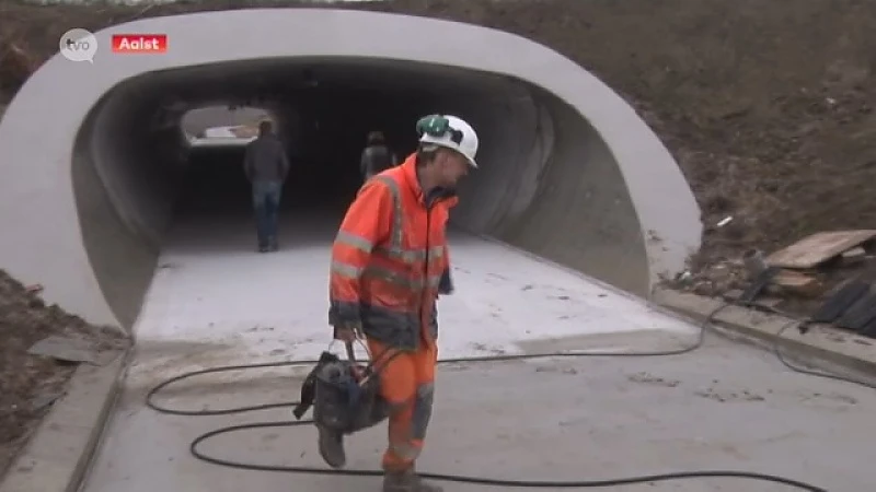 Eerste fase tunnelwerken in Aalst bijna klaar