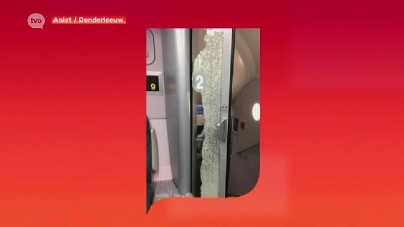 Hoofdafbeelding voor artikel Vandalen op de trein, passagiers…