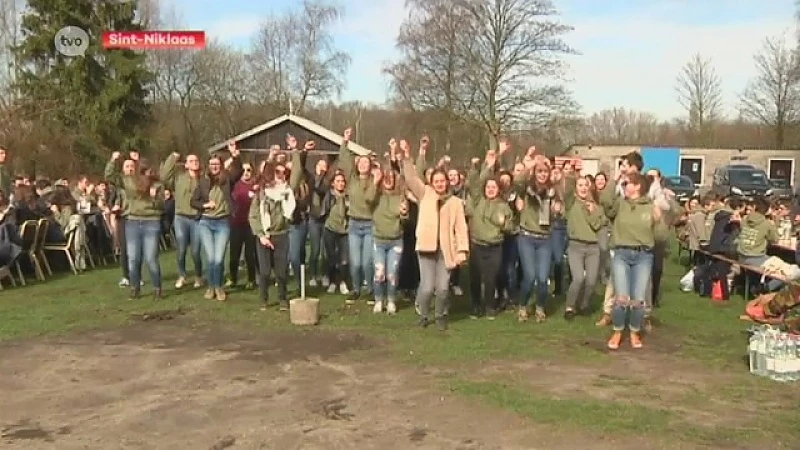 Laatstejaarsscholieren in Sint-Niklaas vieren laatste 100 dagen