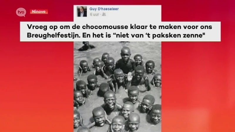 Guy D'haeseleer gaat boekje fors te buiten met racistische facebookpost