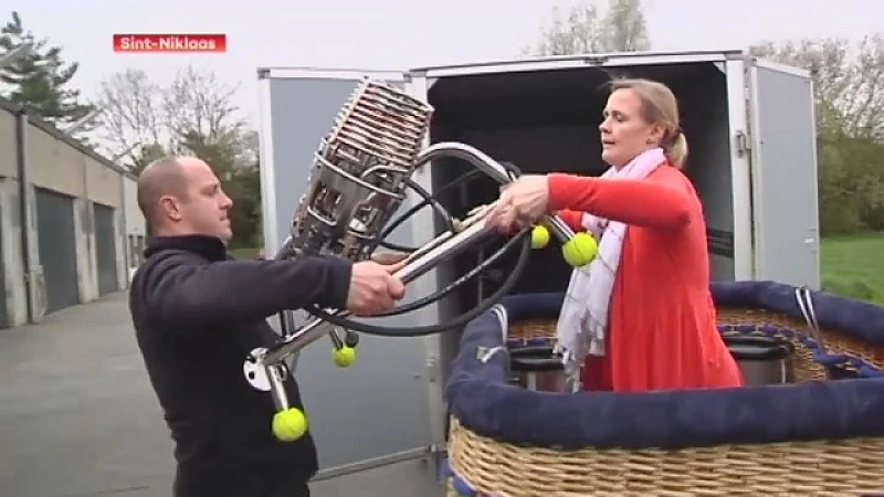 Sint-Niklase ballonvaarster trekt met 99 collega's het Kanaal over