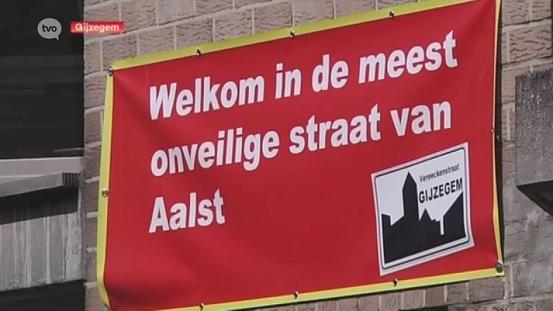 Spandoeken in 'meest onveilige straat' van Aalst