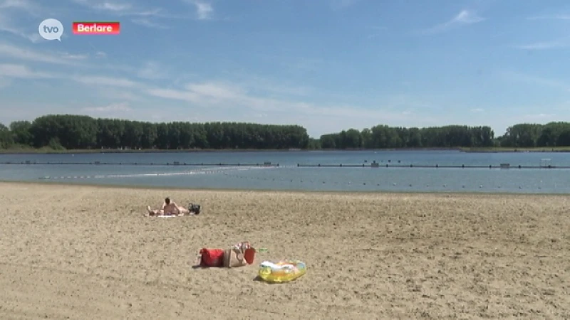 Toch zwemmen in Nieuwdonk in Berlare