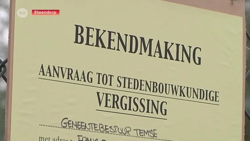 Bekendmaking van 'Stedebouwkundige vergissing' in Steendorp