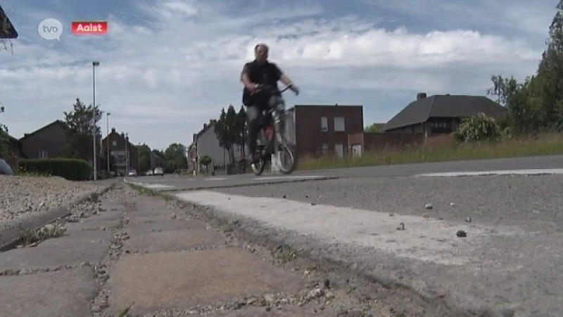 Nieuw fietspad langs Moorselbaan