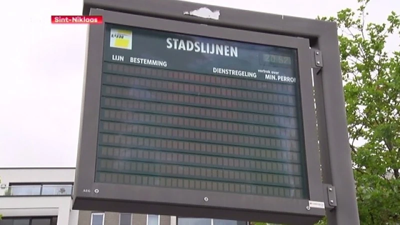 Staking De Lijn: Slechts 3 lijnen in Aalst, en 7 in Sint-Niklaas