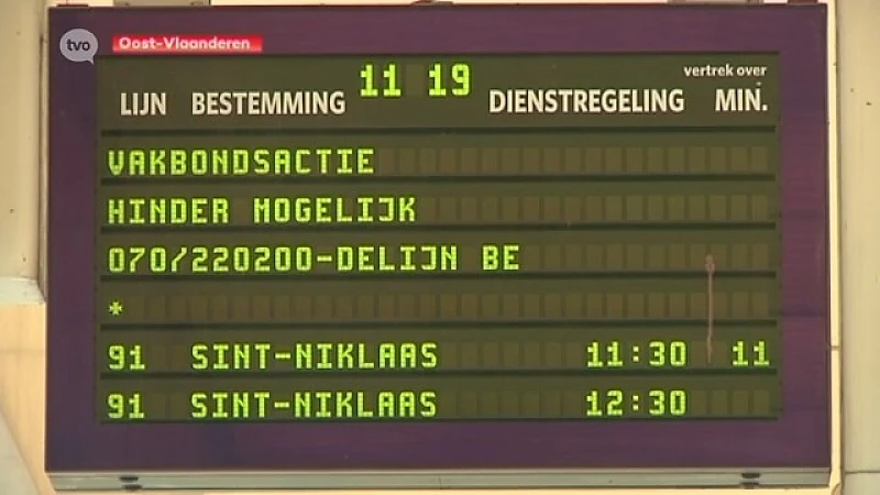 Hoofdafbeelding voor artikel Laatste dag staking De Lijn:…