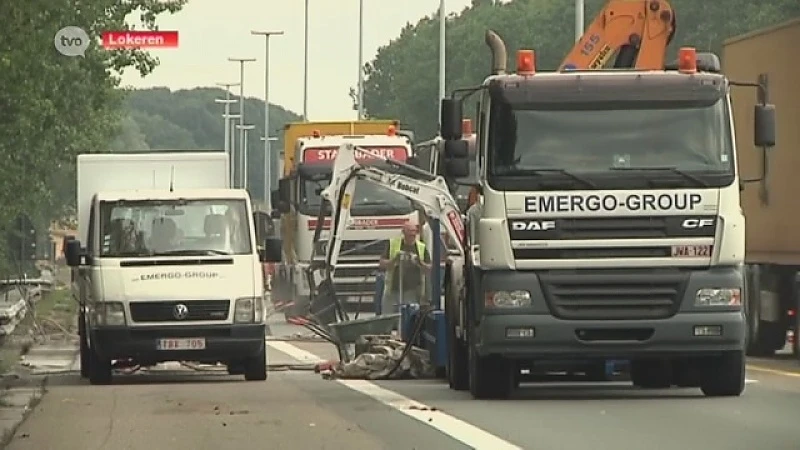 Lokeren: Op- en afritten E17 vier dagen gesloten