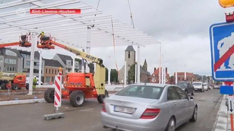 Constructie gestart van overdekte markthal in Sint-Lievens-Houtem