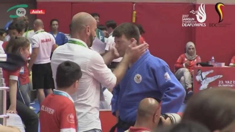 Judoka Kevin De Saedeleer knap vijfde op Deaflympics