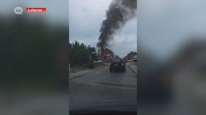 Twee gewonden na zware brand in Lokeren