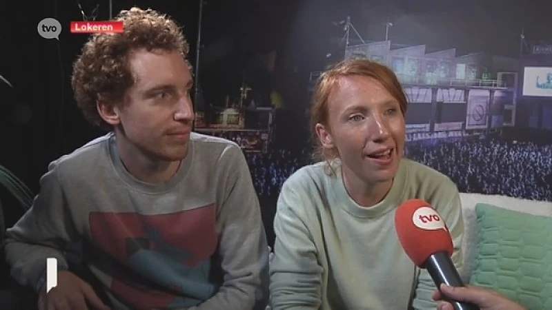 Broer en zus Linde en Lander Merckpoel komen thuis op de Lokerse Feesten