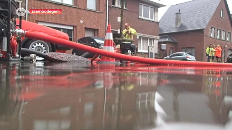 Fikse stortbeu zet straat in Erembodegem blank