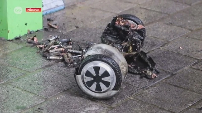 Hoverboard schiet in brand in Ninove en zet appartement onder de rook