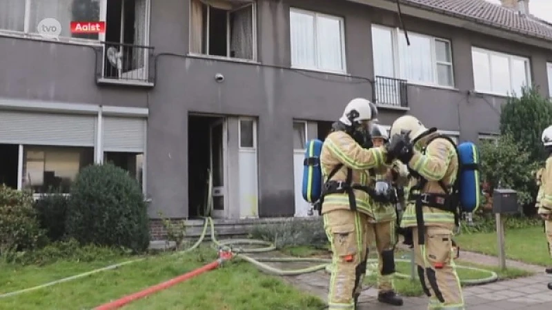 Keukenbrand vernielt woning in Aalst