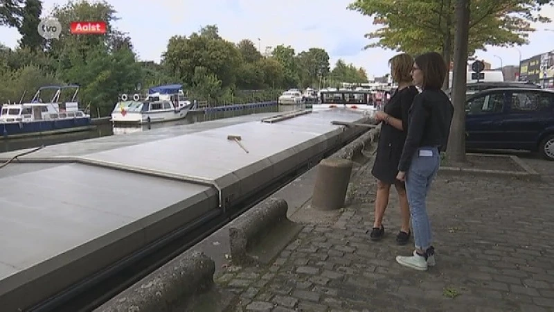 Nieuwe fietsbruggen in het centrum van Aalst