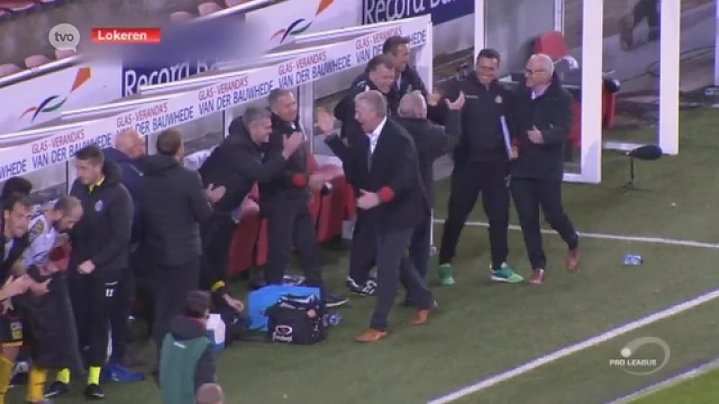 De Sutter trapt Lokeren naar winst tegen Zulte-Waregem